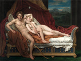 雅克·路易斯·大卫1817年-丘比特和灵魂艺术印刷品精美的艺术复制品墙艺术ID Ambwifdye