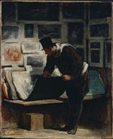 Honore-daumier-1860-業餘愛好者和印刷品藝術印刷品美術複製品牆壁藝術