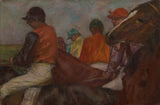 edgar-degas-1882-the-jockeys-art-print-reprodukcja-dzieł sztuki-sztuka-ścienna-id-amc57qahm