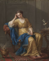 Joseph-Marie-vien-1756-sweet-melancholy-art-print-reprodukcja-dzieł sztuki-wall-art-id-amc6f522j