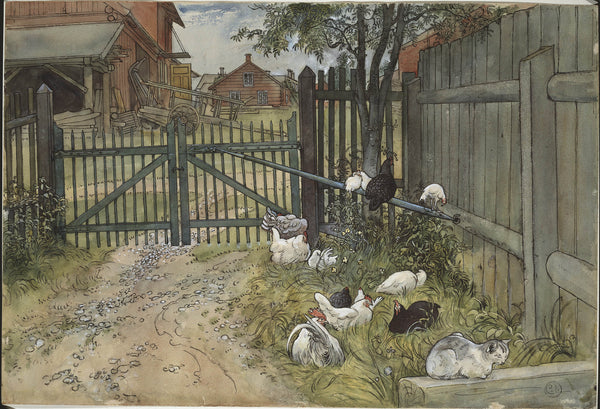 carl-larsson-the-gate-from-a-home-26-watercolours-art-print-fine-art-reproduction-wall-art-id-amcj9fbs5