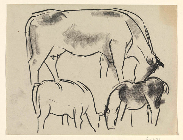 leo-gestel-1891-sketches-of-a-cow-and-horse-art-print-fine-art-reproduction-wall-art-id-amea0x2dg
