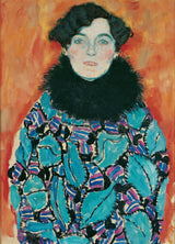 gustav-Klimt-1918-johanna-Staude-art-print-fine-art-gjengivelse-vegg-art-id-amed2spat