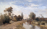 paul-joseph-constantin-gabriel-1877-landschap-bij-kortenhoef-art-print-fine-art-reproductie-muurkunst-id-ameujvi58