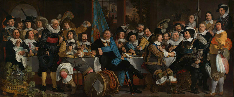 bartholomeus-van-der-helst-1648-banquet-at-the-crossbowmen-s-guild-in-celebration-of-the-art-print-fine-art-reproduction-wall-art-id-amhhsgzfz