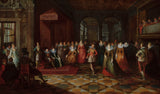 frans-francken-younger 1610舞厅现场在布鲁塞尔的一个球场上，艺术印刷精美的艺术复制品，墙艺术id-ami8wwr49