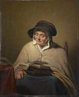 cornelis-kruseman-1820-người phụ nữ già-đọc-nghệ thuật-in-mỹ thuật-tái tạo-tường-nghệ thuật-id-amirtcyix