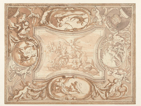mattheus-terwesten-1680-design-for-a-ceiling-painting-with-side-art-print-fine-art-reproduction-wall-art-id-amj8tr7pn