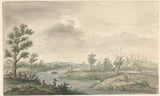 άγνωστο-1661-τοπίο-με-τυλιγμένο-ποτάμι-και-ψάρες-τέχνη-print-fine-art-reproduction-wall-art-id-amjtqz18e