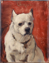 卡罗勒斯·杜兰-1884-中国狗艺术印刷美术复制品墙艺术
