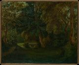 尤金·德拉克洛瓦（Eugene-Delacroix）1842年，乔治·桑兹·花园的艺术印刷精美的艺术复制品-墙-艺术-id-aml3yq1wu