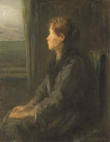 jozef-israels-1880-mulher-em-uma-janela-impressão-de-arte-reprodução-de-belas-artes-arte-de-parede-id-amlfqtkpa
