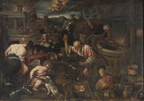雅各布·巴斯萨诺（Jacopo-bassano）消防艺术印刷后精美的艺术复制品墙艺术ID Amlz39pqg