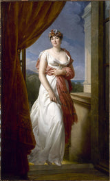 francoisbaron-gerard-francois-1805-portræt-af-theresia-cabarrus-1773-1835-kone-tallien-og-prinsesse-caraman-chimay-kunst-print-fine-art-reproduktion-vægkunst