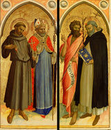 fra-angelico-1429-Saint-Franciscus-en-een-bisschop-Saint-John-the-Baptist-art-print-fine-art-reproductie-wall-art-id-ammkhk2kr