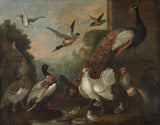 melchior-dhondecoeter-the-birds-art-print-reprodukcja-dzieł sztuki-wall-art-id-ammv9rai0