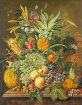 Jacobus-linthorst-1808-ainda-vida-com-frutas-arte-estampa-belas-artes-reproducao-parede-id-arte-amn5znzf4