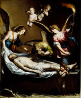 安東尼奧·德爾·卡斯蒂略-y-薩維德拉-1650-死去的基督與哀嘆的天使-藝術印刷品-精美藝術-複製品-牆藝術-id-amne9fryh