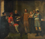 jan-willem-pieneman-1805-jacob-simonsz-de-rijk-obtendo-o-governador-espanhol-impressão de arte-reprodução de belas artes-arte de parede-id-amnlnt2rt