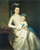 ralph-earl-1783-lady-williams-and-child-art-print-reprodukcja-dzieł sztuki-wall-art-id-amo4u021f