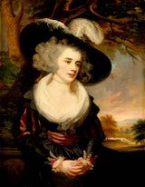 토마스-제임스-노스코트-1803-스미스 부인의 초상화-바웰-니-언윈-아트-프린트-미술-복제-벽-아트-id-amocch49a