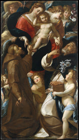 giulio-cesare-procaccini-madonna-và-con-với-các vị thánh-francis-and-dominic-and-angels-art-print-fine-art-reproduction-wall-art-id-ampcjb4f0