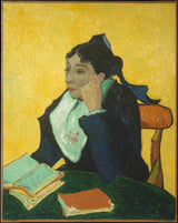 文森特·梵·高（Vincent-van-gogh）1888-larlesienne-mrs-joseph-michel-ginoux-marie-julien-1848-1911