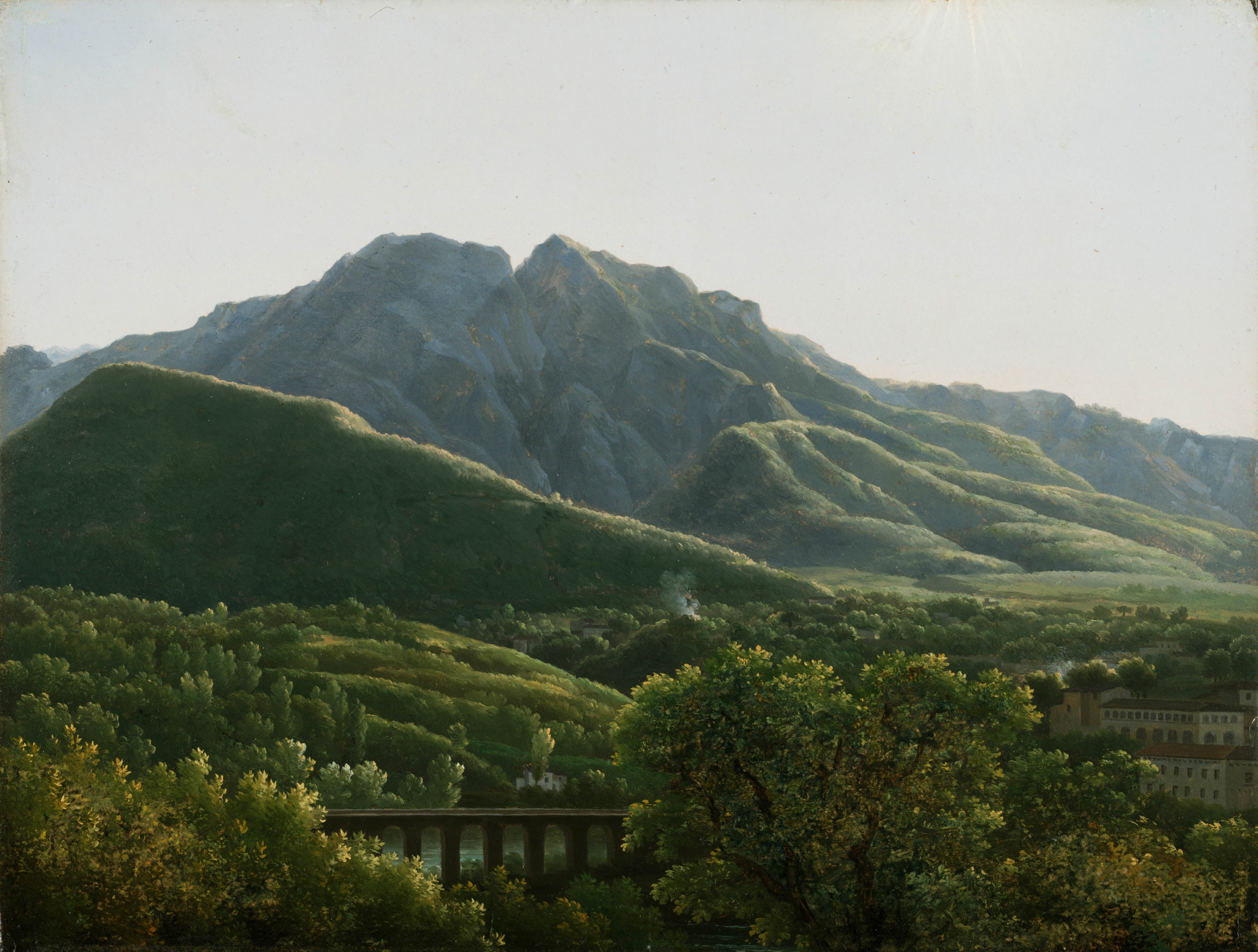 Jean-Joseph-Xavier Bidauld, 1790 - View of the Bridge and Part of the ...