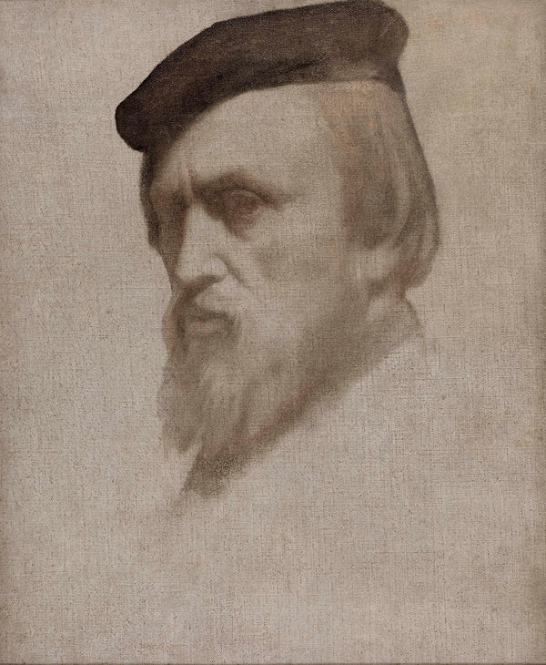 hippolyte-jean-flandrin-1853-self-portrait-art-print-fine-art-reproduction-wall-art
