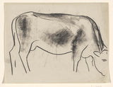 leo-gestel-1891-schetsblad-met-koe-kunstprint-kunst-reproductie-muurkunst-id-amrg2m5n0