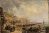 罗伯特·查尔斯·达德利1866年着陆在大西洋电缆的岸边，艺术印刷品，精美的艺术复制品，墙壁，艺术编号，amtqc6b8o