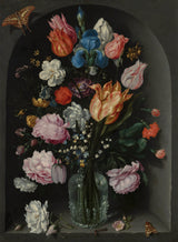 jacob-de-gheyn-ii-1612-flores-em-um-frasco-de-vidro-impressão-de-arte-reprodução-de-belas-artes-arte-de-parede-id-amusvw2em