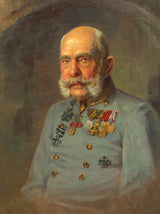 e-bieber-1916年皇帝弗朗茨·约瑟夫·我在奥地利战场元帅的服务制服上打印精美的艺术复制品-墙-艺术-id-amuthtkcr