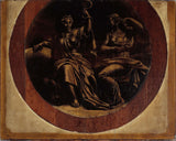 nicolas-atelier-de-loir-1660-prudence-and-temperance-art-print-fine-art-reproductie-muurkunst