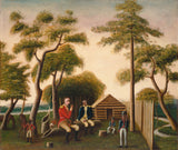 喬治華盛頓馬克 1848 年馬里恩在紅薯上盛宴英國軍官藝術印刷品美術複製品牆藝術 id-amx07tupa