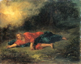 eugene-delacroix-1851-aia-agoonia-kunstitrükk-kaunite-kunstide-reproduktsioon-seinakunst-id-amxsg3yh3
