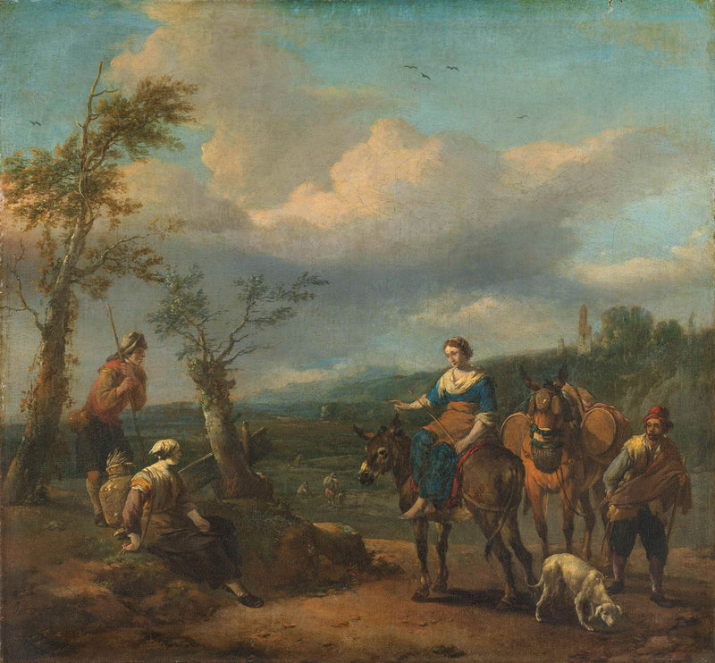 johannes-lingelbach-1650-italian-landscape-with-figures-art-print-fine-art-reproduction-wall-art-id-amyt0zk07