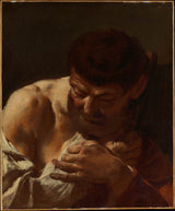 喬瓦尼·巴蒂斯塔-皮亞澤塔-1715-聖馬蒂亞斯的半身像-藝術印刷-精美藝術-複製品-牆藝術-id-amzc60xtn