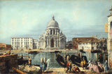 Michele-Giovanni-marieschi-1741-the-kirken-of-santa-maria-della-salutt-Venezia-art-print-fine-art-gjengivelse-vegg-art-id-amzyobdb9