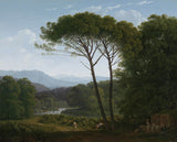 亨德里克-沃格德-1795-意大利語-景觀-帶-松樹-藝術-印刷-精美-藝術-複製品-牆藝術-id-an00m8z6t