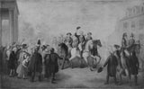 未知-1850-華盛頓凱旋進入紐約藝術印刷美術複製品牆藝術 id-an0659dss