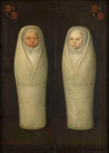 невідомий-1617-портрет-сповитих-близнюків-рано-померлих-дітей-художнього-друку-образного-художнього-репродукції-стенового мистецтва-id-an1ao5o4q