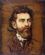 adolphe-monticelli-1852-portret-van-francois-ziem-kuns-druk-fyn-kuns-reproduksie-muurkuns