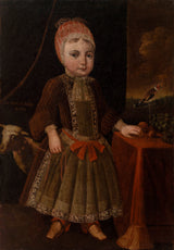 onbekend-1707-klein-meisje-in-interieur-bij-raam-kunstprint-kunst-reproductie-muurkunst-id-an2xpj5qb