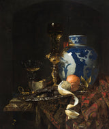 Віллем-Кальф-1669-натюрморт-з-китайською-порцеляновою-баночкою-арт-друком-образного-художнього-репродукції-стенового мистецтва-id-an33vfttk