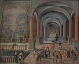 monogrammist-db-schilder-1634-festlig-indsamling-og-figurer-fra-en-commedia-dellarte-art-print-fine-art-reproduction-wall-art-id-an38myv63
