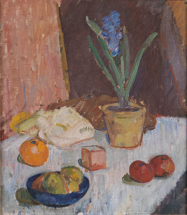 karl-isakson-composition-with-hyacinth-fruits-and-blue-bowl-art-print-fine-art-reproduction-wall-art-id-an4901q1j