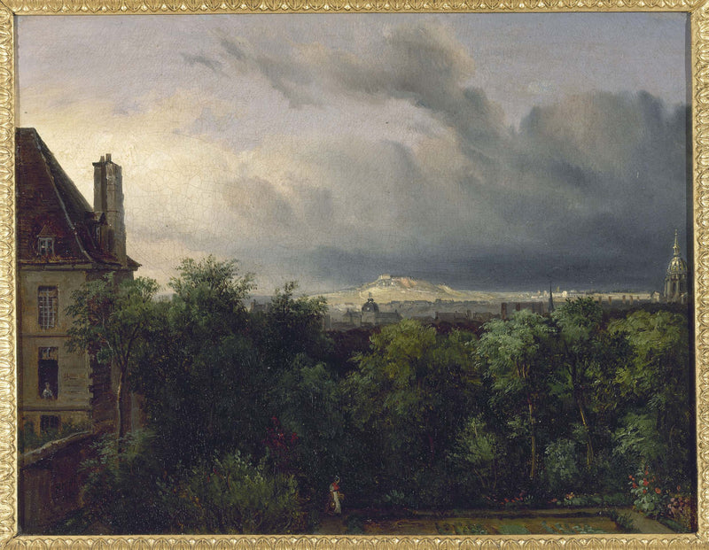 francois-edme-ricois-1829-view-of-paris-taking-montparnasse-art-print-fine-art-reproduction-wall-art