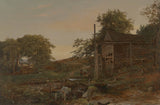 jasper-francis-cropsey-1849-the-młyn-wodny-druk-sztuki-dzieła-reprodukcja-ścienna-sztuka-id-an4wlfqqf