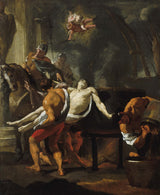 ჩარლზ-ატელიე-დე-ლე-ბრუნ-1637-წმინდა-ჯონ-ევანგელისტის-მოწამეობა-ლატინის კარიბჭე-ხელოვნება-ბეჭდვა-სახვითი-ხელოვნების-რეპროდუქცია-კედლის ხელოვნება
